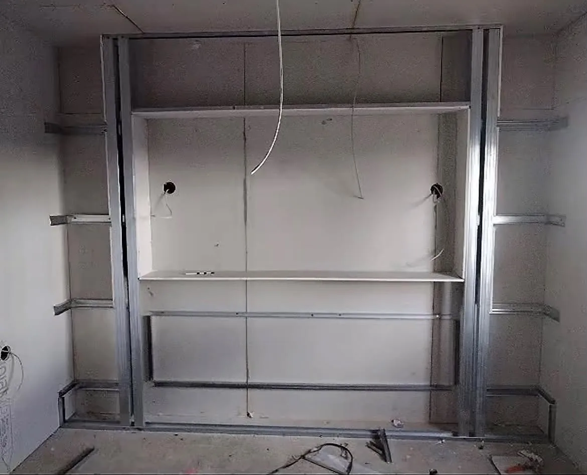 Gips konstrukcija pre završne obrade Novi Sad